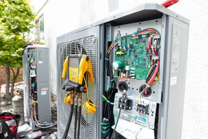 Outdoor HVAC Panel