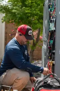 Checking AC pressure